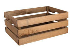 Drewniane pudełko do koszykówki w średnim wieku