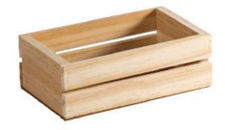 Drewniane pudełko do przechowywania w rozmiarze mini