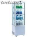 Drink cooler - mod. vrn 215 lux - rounded front glass door - n. 4 shelves - auto