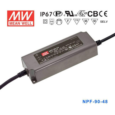 Driver Mean Well npf-90-48 Power Supply 90W 48V