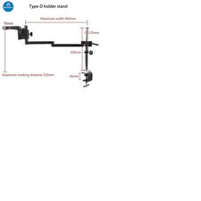 Dual Arm Cantilever Stereo Microscope Tube Holder