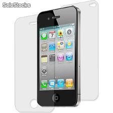 Dual front+back protectores de pantallas protector mica for iphone 4 iphone 4s