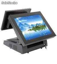 Dual monitors touch pos