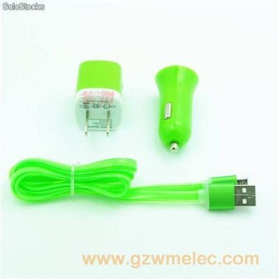 Dual Usb Port car charger for mobile phone - Foto 2