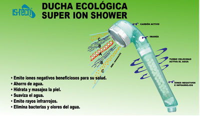 Ducha Ecologica Super Ion Shower triple acción. Oko-dusche, Okoducha - Foto 3