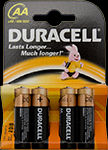 Duracell AA - AAA 4pcs