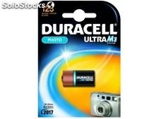 Duracell Batterie Lithium Photo CR123A 3V Ultra Blister (1-Pack) 123106