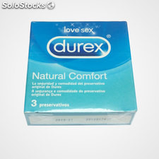 Durex Comfort, preservativos em pacote de 3 pçs.