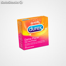 Durex Dame Placer, preservativos en estuche de 3 uds.