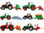 Duże traktory maszyny samochody zabawki napęd - 1