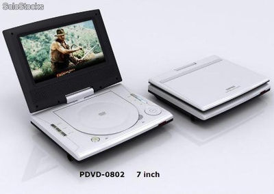 Dvd Portatil 7 pugadas,TV USB SD juegos 300