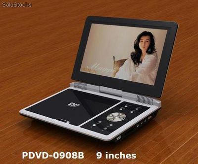 Dvd Portatil Con Television,LCD Pantalla 9 Usb,Sd,300juegos. 