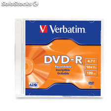 DVD-R 4.7GB 16X Individual marca Verbatim