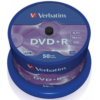 DVD+r 4.7GB Verbatim 16x 50er Cakebox 43550 - Foto 2