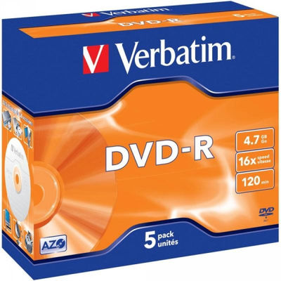 DVD-r 4.7GB Verbatim 16x 5er Jewel Case 43519 - Foto 2