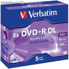 DVD+r 8.5GB Verbatim 8x 5 jc 43541