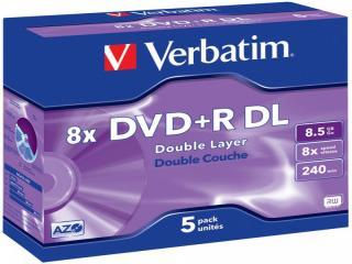 DVD+r 8.5GB Verbatim 8x 5 jc 43541 - Foto 3