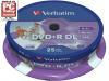 DVD+r 8.5GB Verbatim 8x dl iw fs 25 cb 43667 - Foto 4