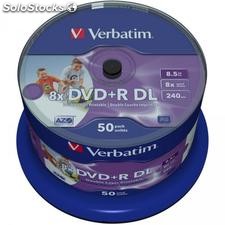 DVD+r 8.5GB Verbatim 8x iw 50 cb 43703