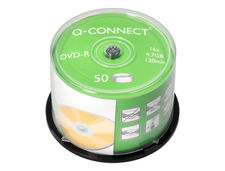 Dvd-r q-connect capacidad 4,7gb duracion 120min velocidad 16x bote de 50