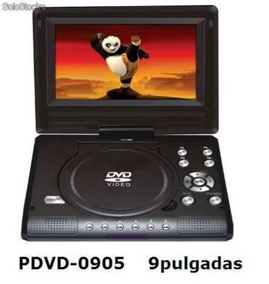 Dvd Tv De 9.5-Juegos-Giratoria-Usb Y SD/MMC/MS lector de tarjeta