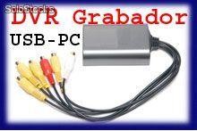 DVR Grabador Portatil para Camaras Espia o Seguridad por USB