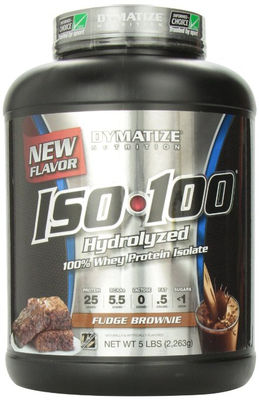 Dymatize Nutrition ISO-100 Fudge Brownie, 5lbs
