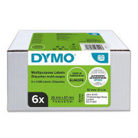 Dymo 2093094 Etiquetas removibles Multiusos 6 Piezas 11354 (original)