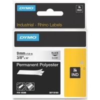 Dymo S0718160/ 18508DMO IND Rhino cinta permanente poliéster transparente 9 mm