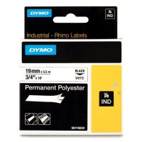 Dymo S0718220/ 18484 IND Rhino cinta permanente poliéster 19 mm (original)