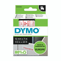 Dymo S0720550 / 45015 cinta rojo sobre blanco 12 mm (original)