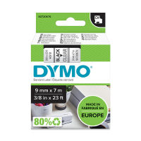 Dymo S0720670 / 40910 cinta negro sobre transparente 9 mm (original)