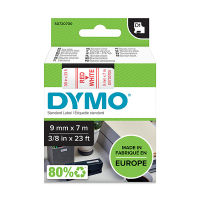 Dymo S0720700 / 40915 cinta rojo sobre blanco 9 mm (original)