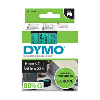 Dymo S0720740 / 40919 cinta negro sobre verde 9 mm (original)