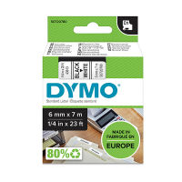 Dymo S0720780 / 43613 cinta negro sobre blanco 6mm (original)