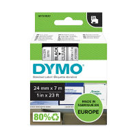 Dymo S0720920 / 53710 cinta negro sobre transparente 24 mm (original)