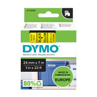 Dymo S0720980 / 53718 cinta negro sobre amarillo 24 mm (original)