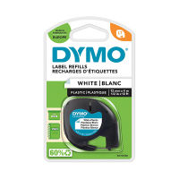 Dymo S0721660 / 91221 cinta plástica blanca 12 mm (original)