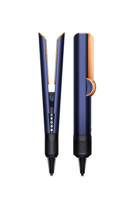 Dyson Alisador secador de cabelo Dyson Airstrait™ (Azul da Prússia/Cobre)