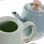 Dzbanek na herbatę DKD Home Decor 8424001793235 Niebieski Kolor Zielony Kamionka - 3