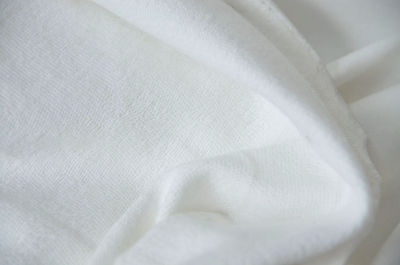 Dzianiny bawełniane dresowe białe/kremowe - Zdjęcie 2