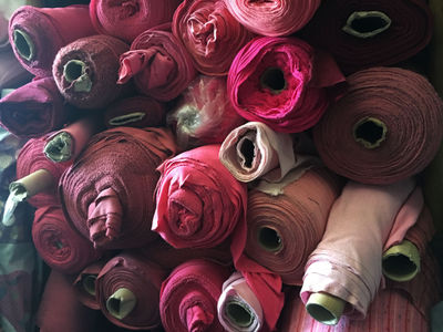 Dzianiny bawełniane różowe
