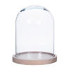 Dzwonek - Kopuła 18x25 cm kryształ - szkło.