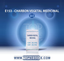 E153 - charbon vegetal medicinal