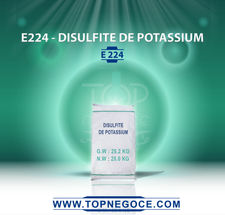 E224 - disulfite de potassium