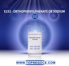 E232 - orthophenylphenate de sodium