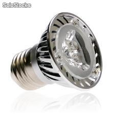 e27 led 3x1 Watt Dimmbare Lampe - 320 Lumen - 45 Watt Äquiv - 3x1 5050 smd Chips