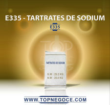 E335 - tartrates de sodium
