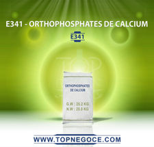 E341 - orthophosphates de calcium