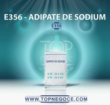 E356 - adipate de sodium